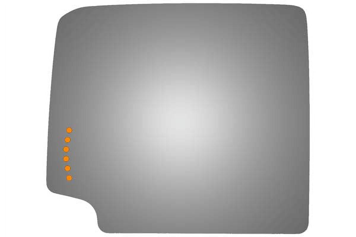 Burco Side View Mirror Replacement Glass - Clear Glass - 4622S