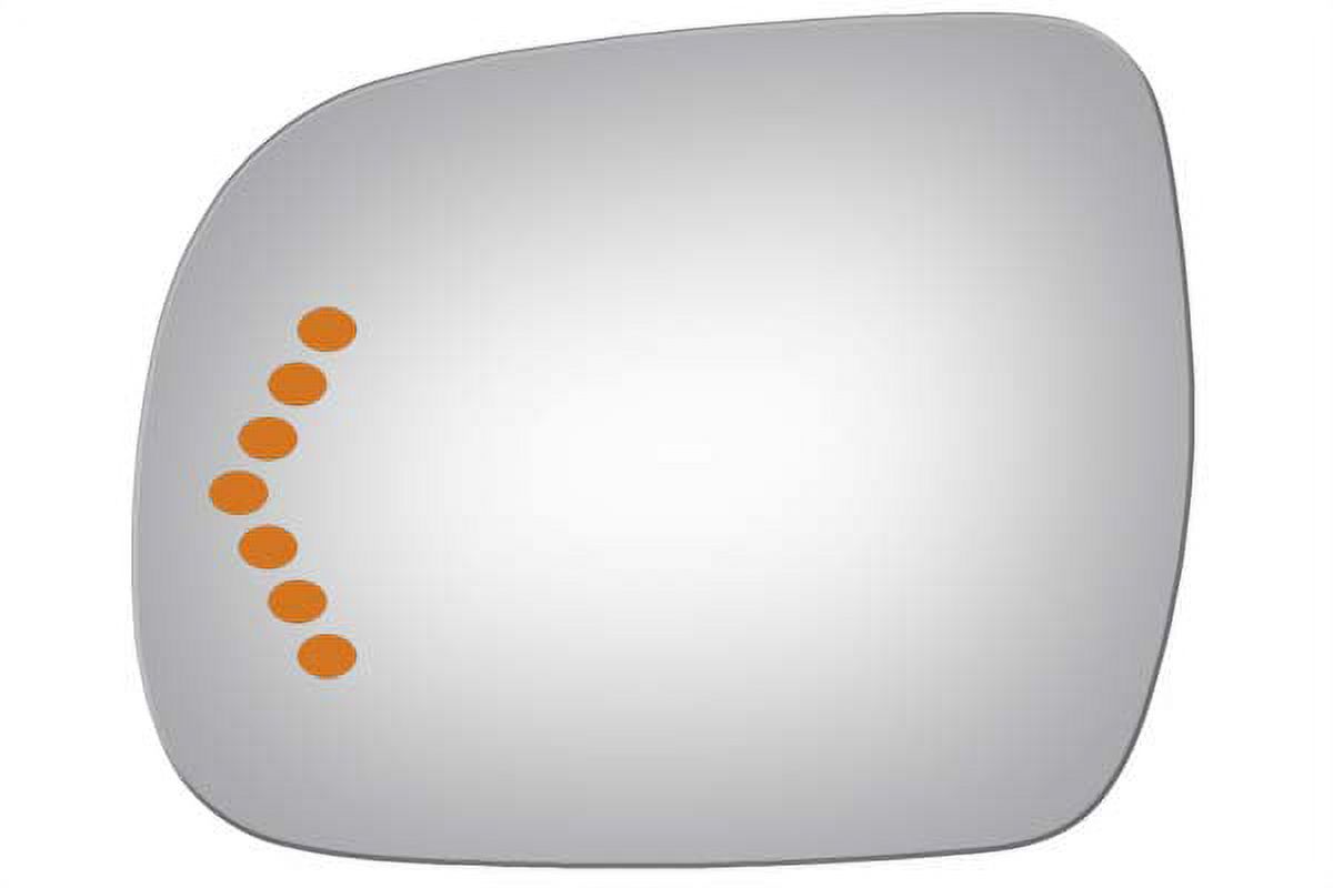 Burco Side View Mirror Replacement Glass - Clear Glass - 4626S