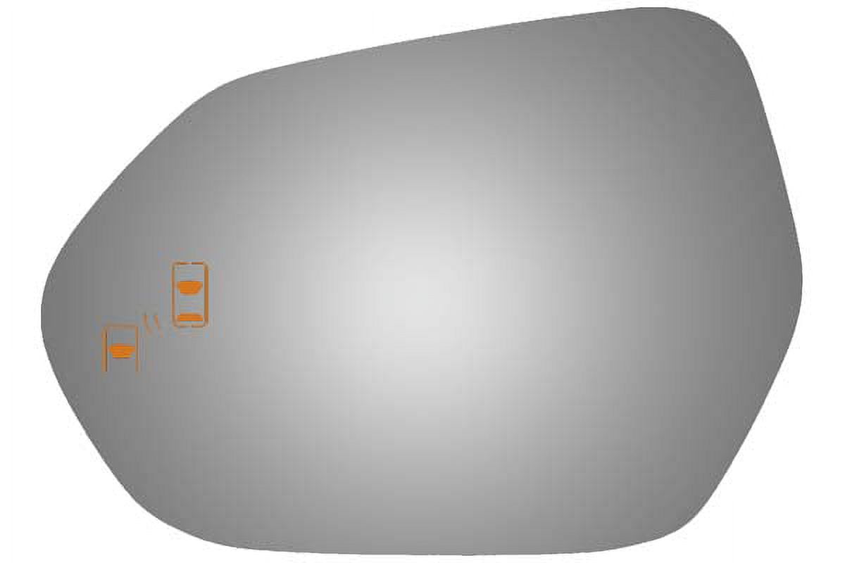 Burco Side View Mirror Replacement Glass - Clear Glass - 4650B