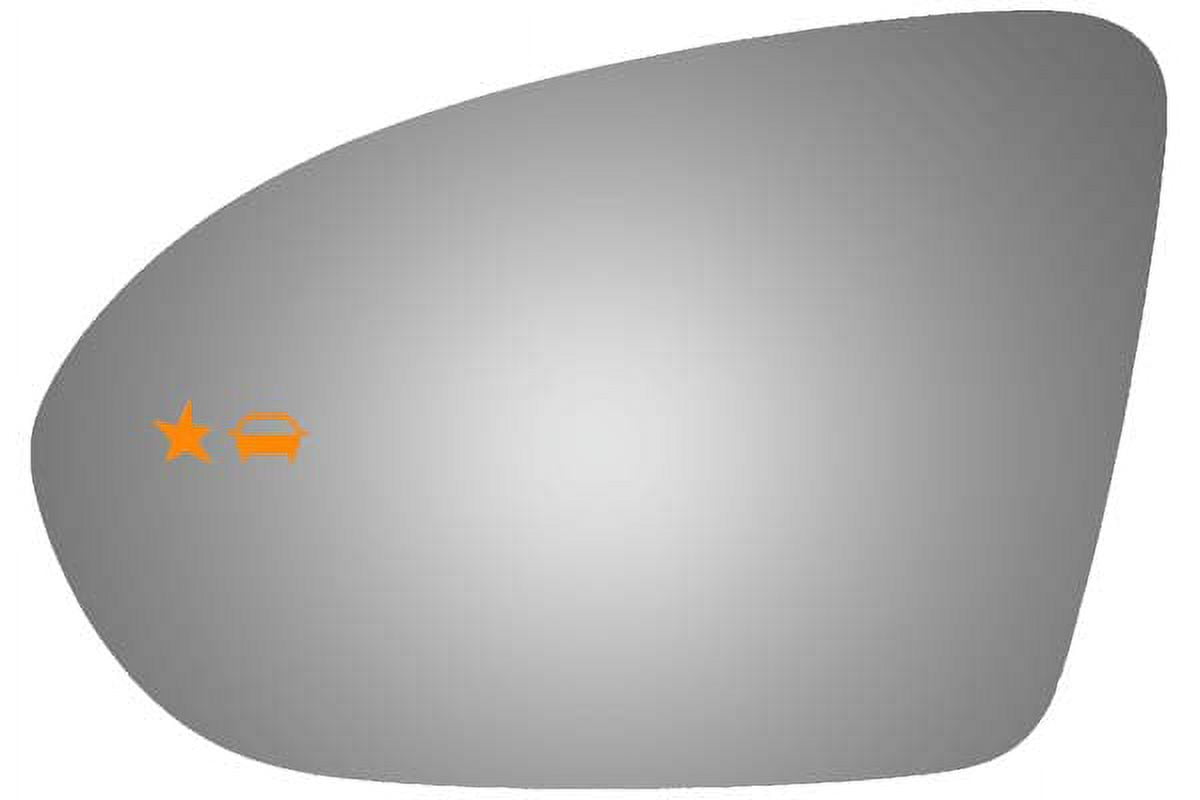 Burco Side View Mirror Replacement Glass - Clear Glass - 4651B