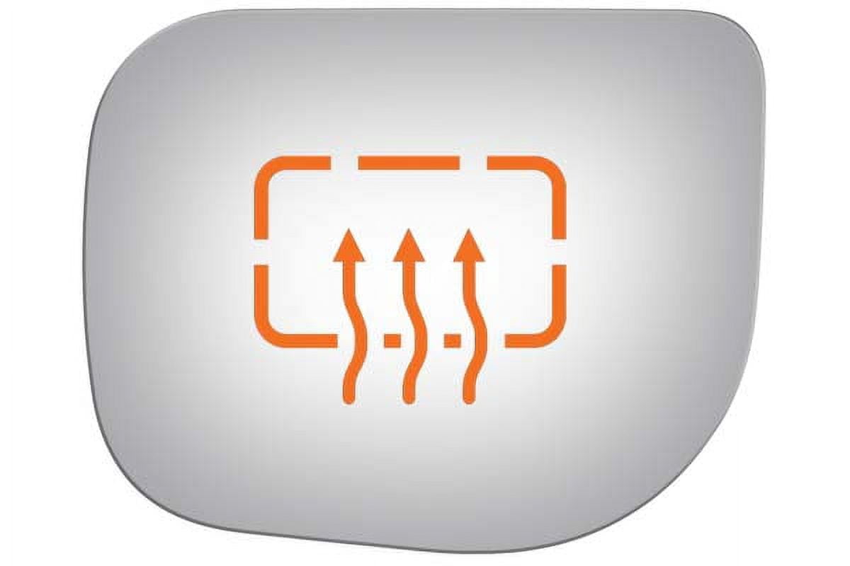 Burco Side View Mirror Replacement Glass - Clear Glass - 4665H