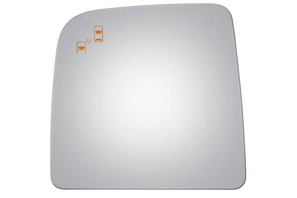 Burco Side View Mirror Replacement Glass - Clear Glass - 4666B