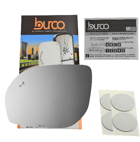 Burco Side View Mirror Replacement Glass - Clear Glass - 4706BC