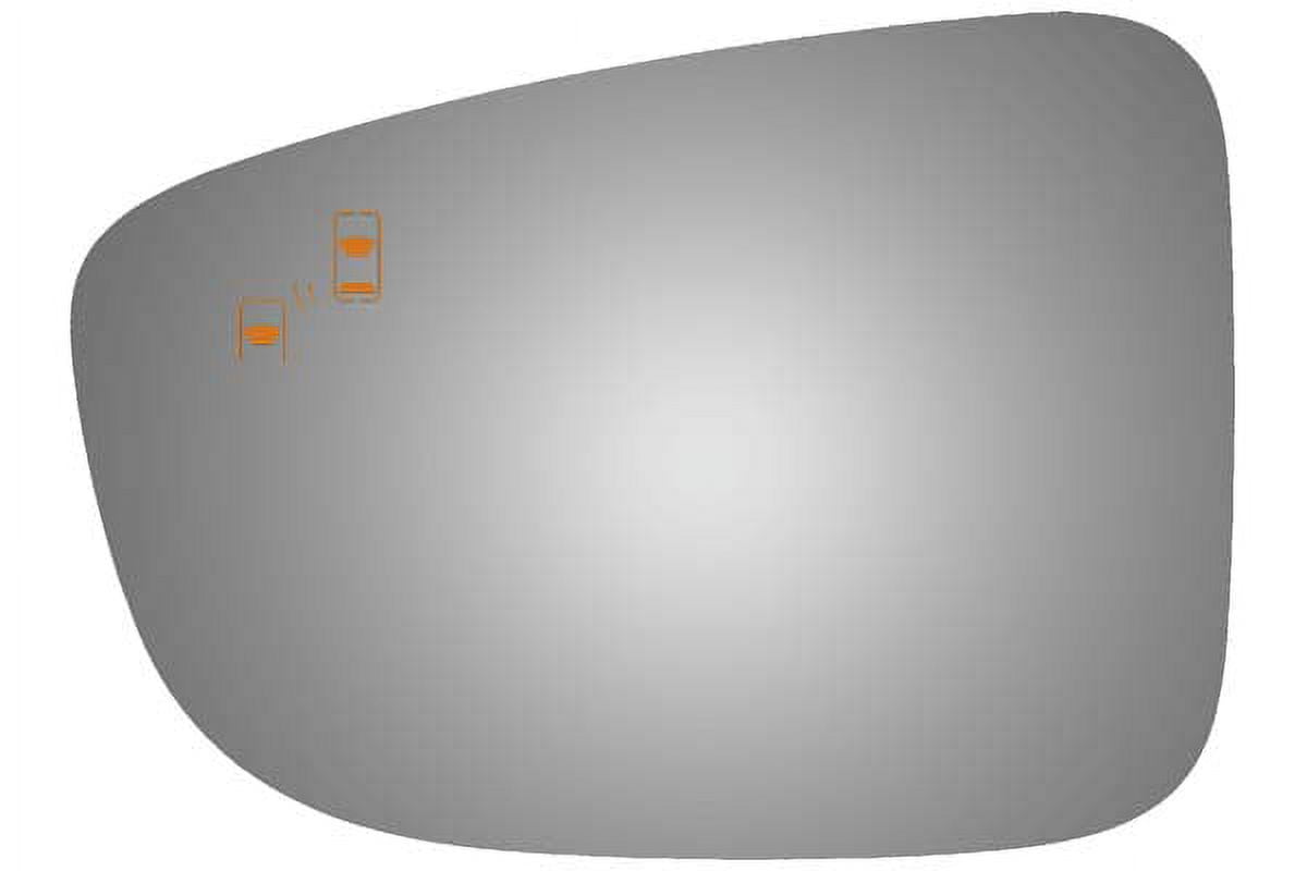 Burco Side View Mirror Replacement Glass - Clear Glass - 4709B