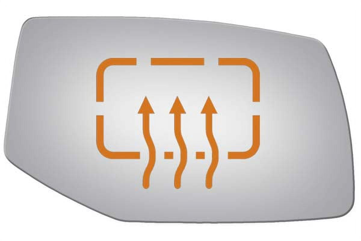 Burco Side View Mirror Replacement Glass - Clear Glass - 5107H