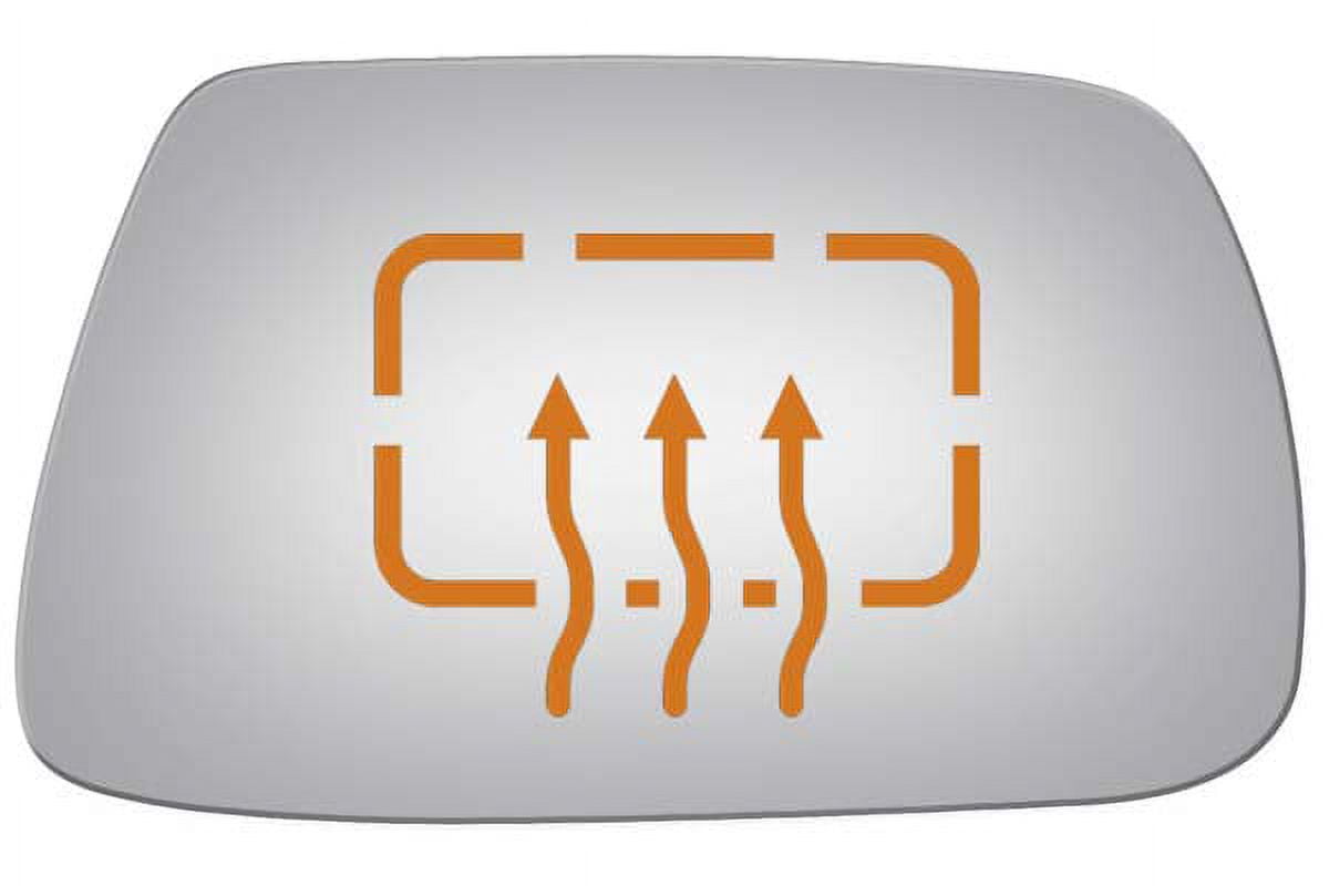 Burco Side View Mirror Replacement Glass - Clear Glass - 5143H