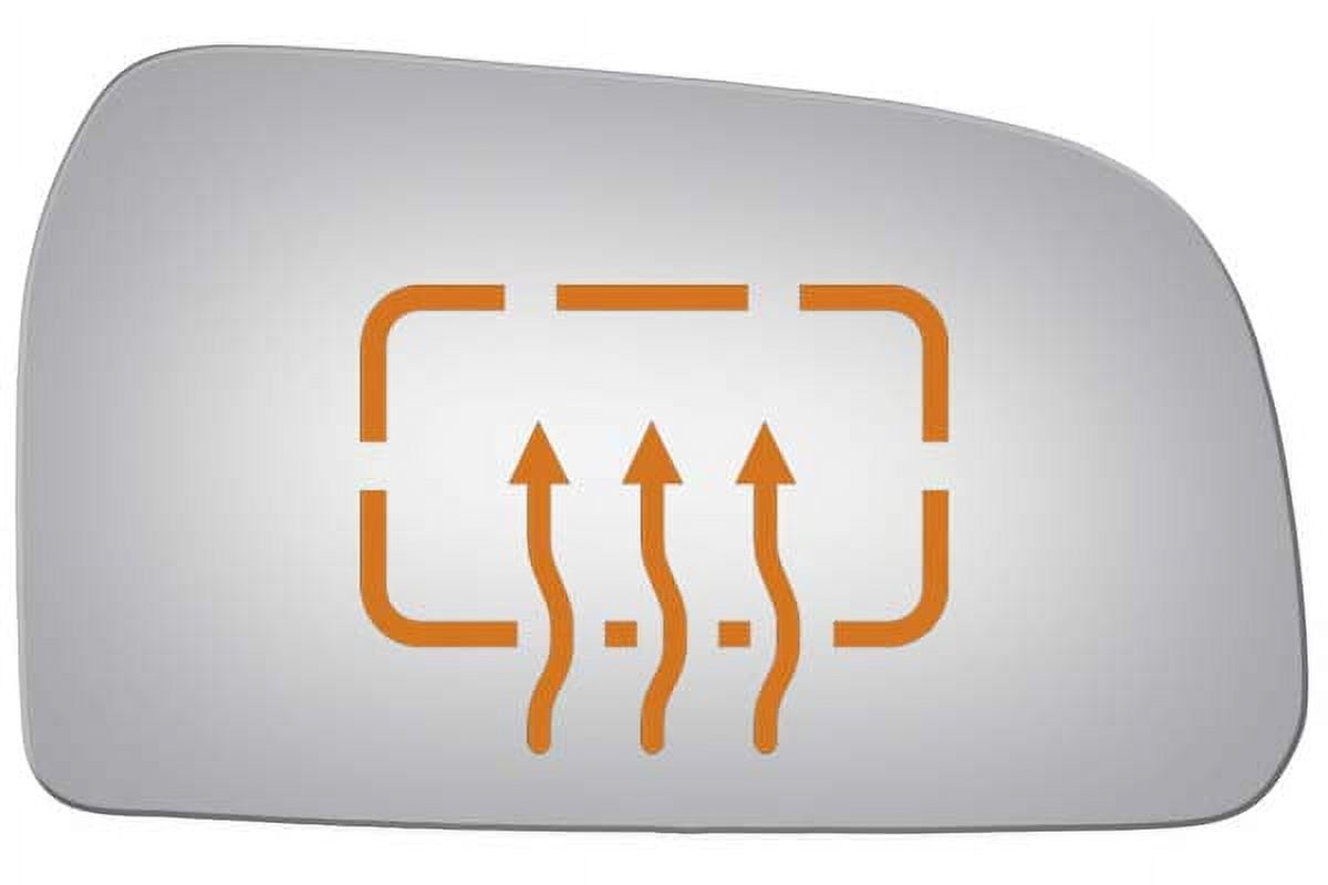Burco Side View Mirror Replacement Glass - Clear Glass - 5205H