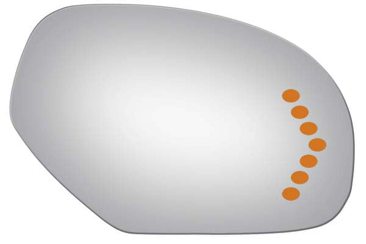 Burco Side View Mirror Replacement Glass - Clear Glass - 5210S