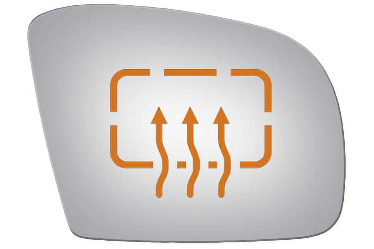 Burco Side View Mirror Replacement Glass - Clear Glass - 5217H