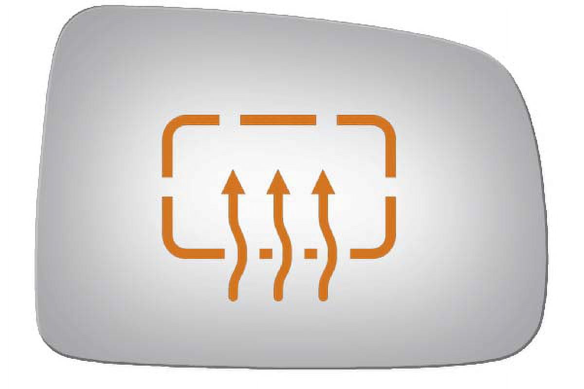 Burco Side View Mirror Replacement Glass - Clear Glass - 5237H
