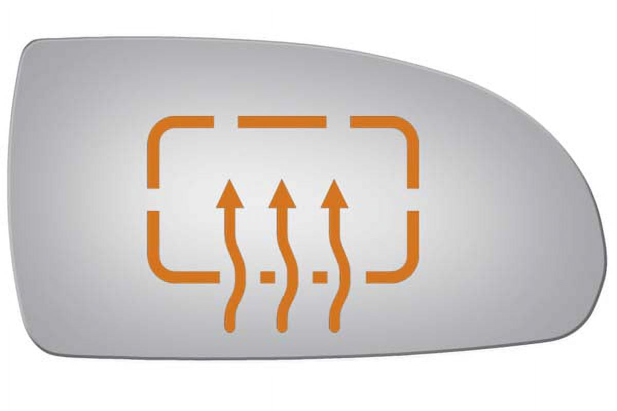 Burco Side View Mirror Replacement Glass - Clear Glass - 5253H