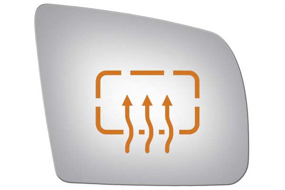 Burco Side View Mirror Replacement Glass - Clear Glass - 5263H