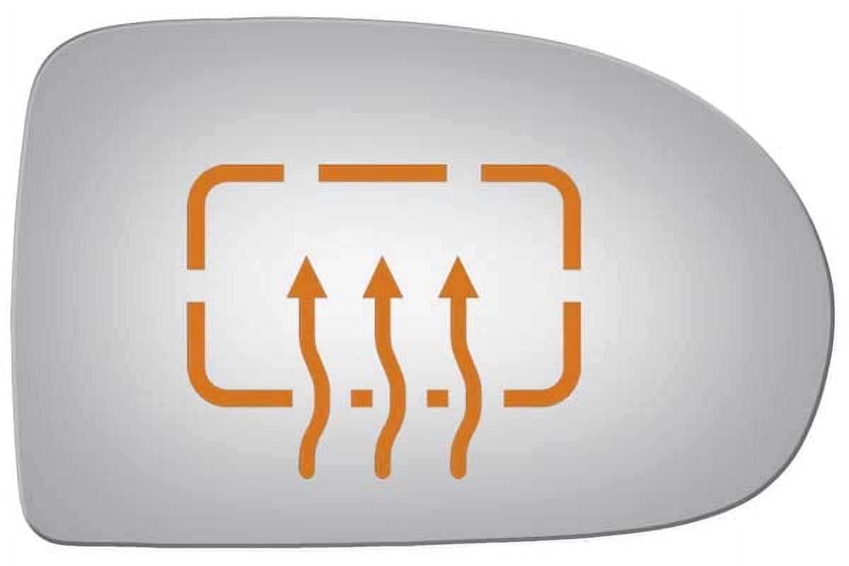 Burco Side View Mirror Replacement Glass - Clear Glass - 5285H