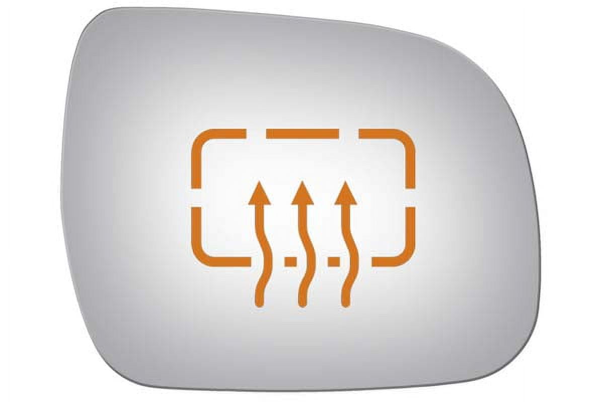 Burco Side View Mirror Replacement Glass - Clear Glass - 5295H