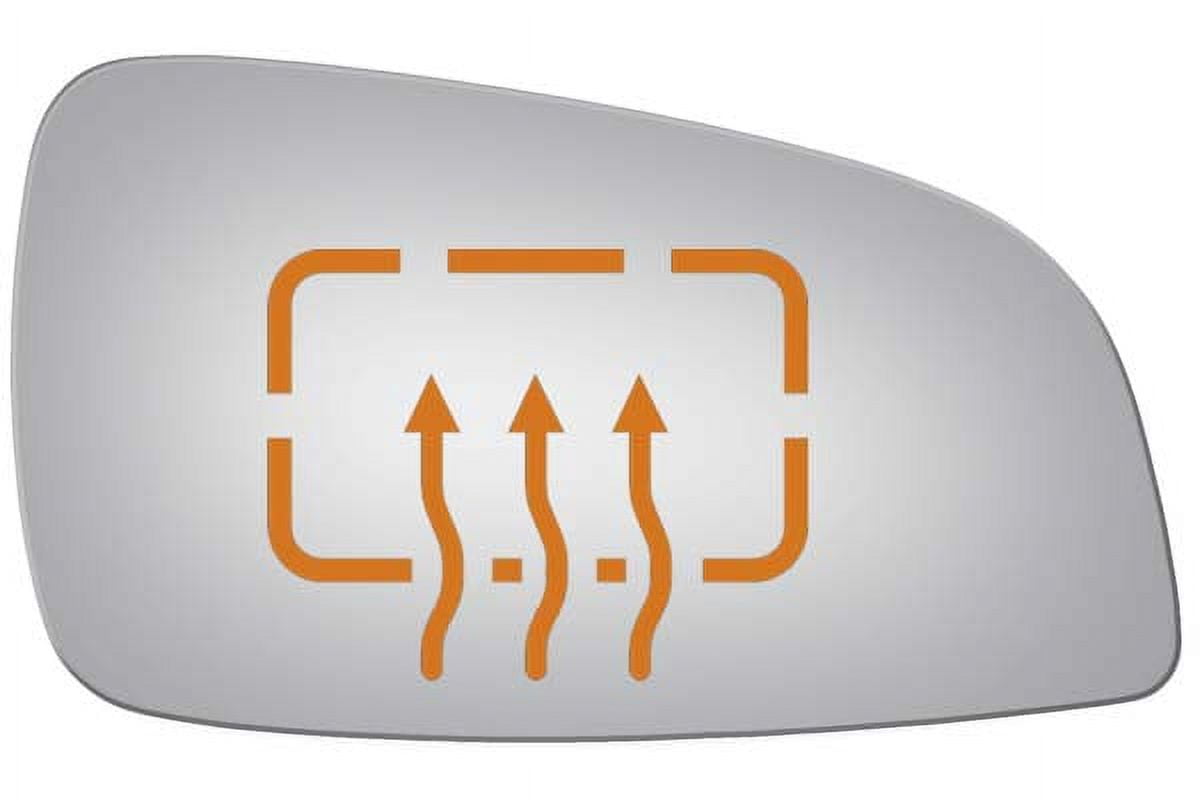 Burco Side View Mirror Replacement Glass - Clear Glass - 5296H