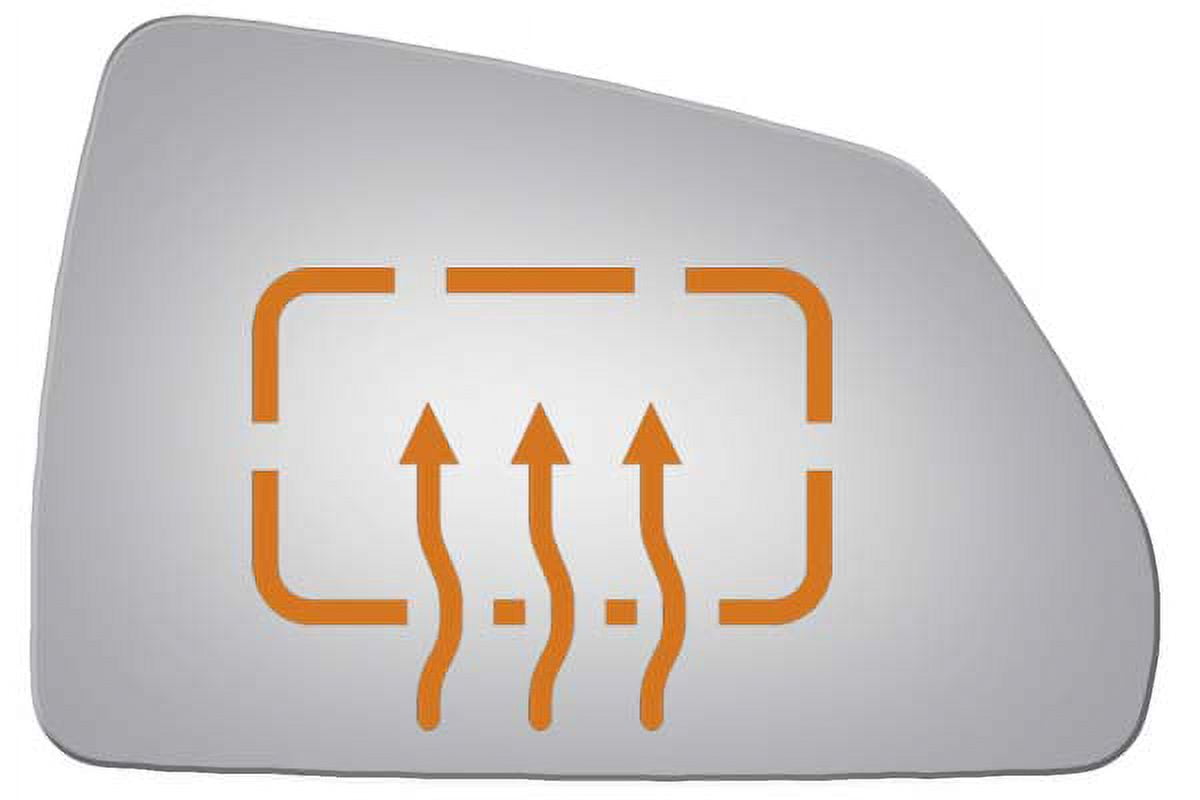 Burco Side View Mirror Replacement Glass - Clear Glass - 5298H