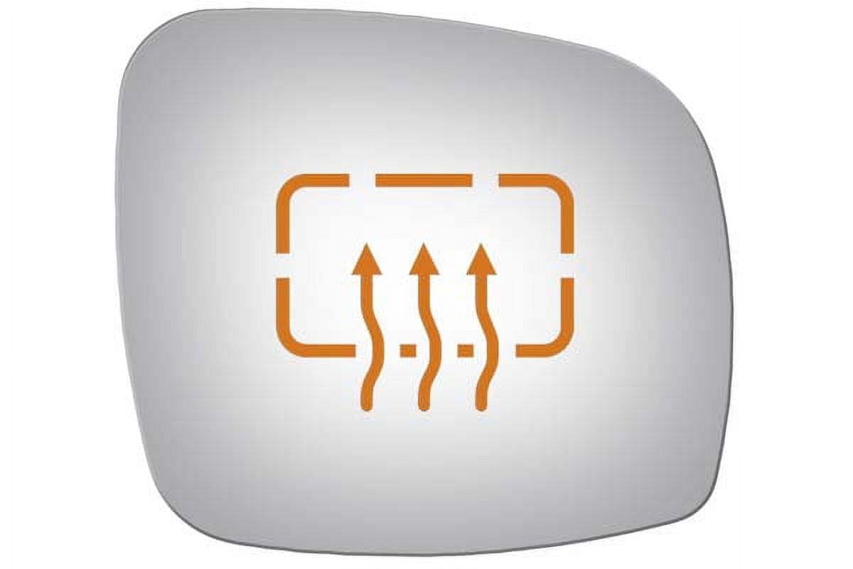 Burco Side View Mirror Replacement Glass - Clear Glass - 5302H