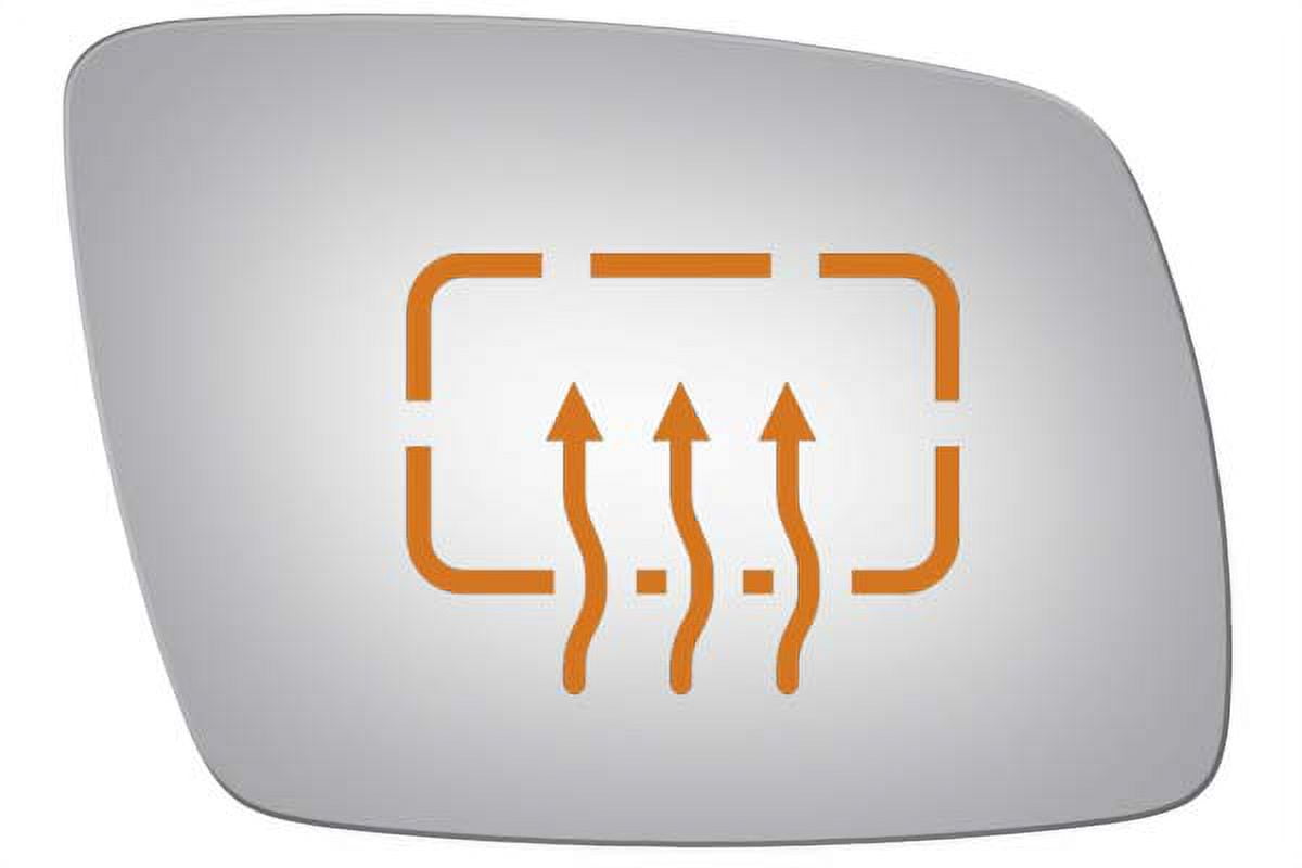 Burco Side View Mirror Replacement Glass - Clear Glass - 5315H