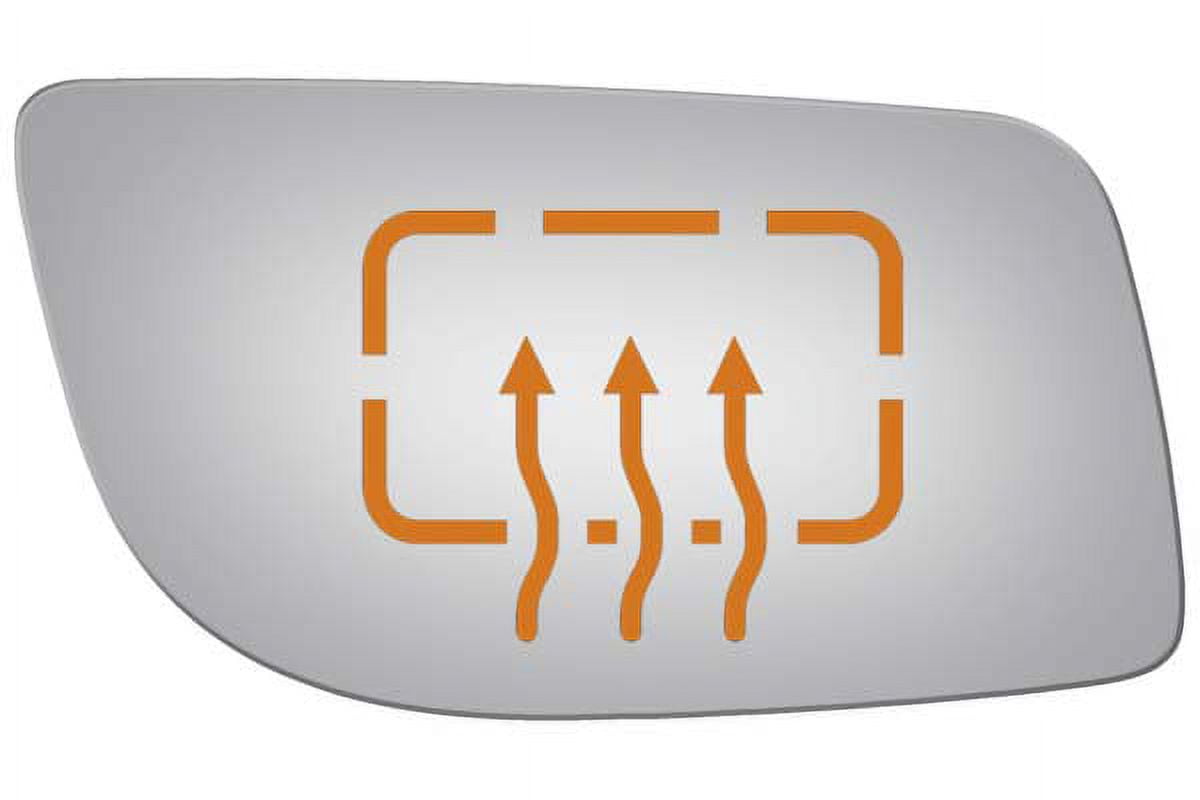 Burco Side View Mirror Replacement Glass - Clear Glass - 5317H