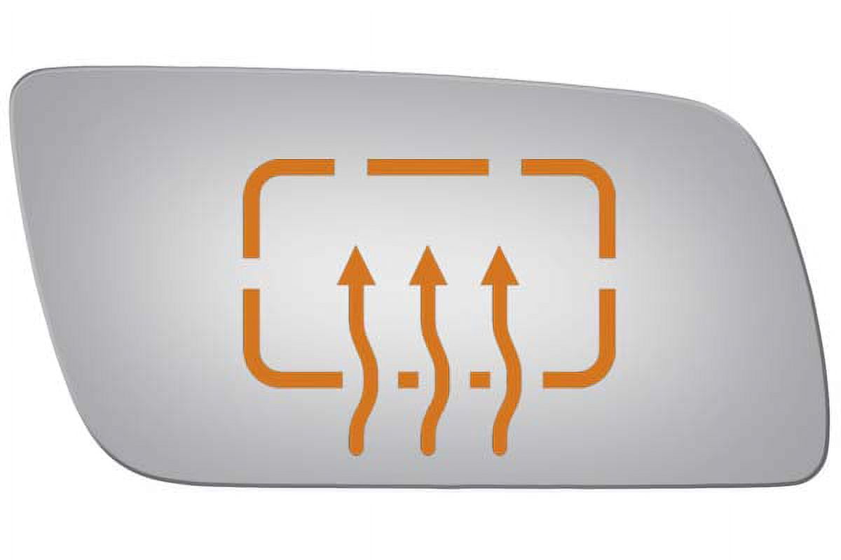 Burco Side View Mirror Replacement Glass - Clear Glass - 5318H