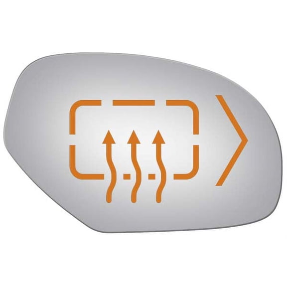 Burco Side View Mirror Replacement Glass - Clear Glass - 5321HS
