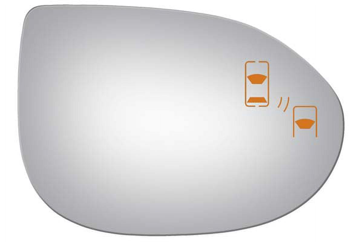 Burco Side View Mirror Replacement Glass - Clear Glass - 5329B