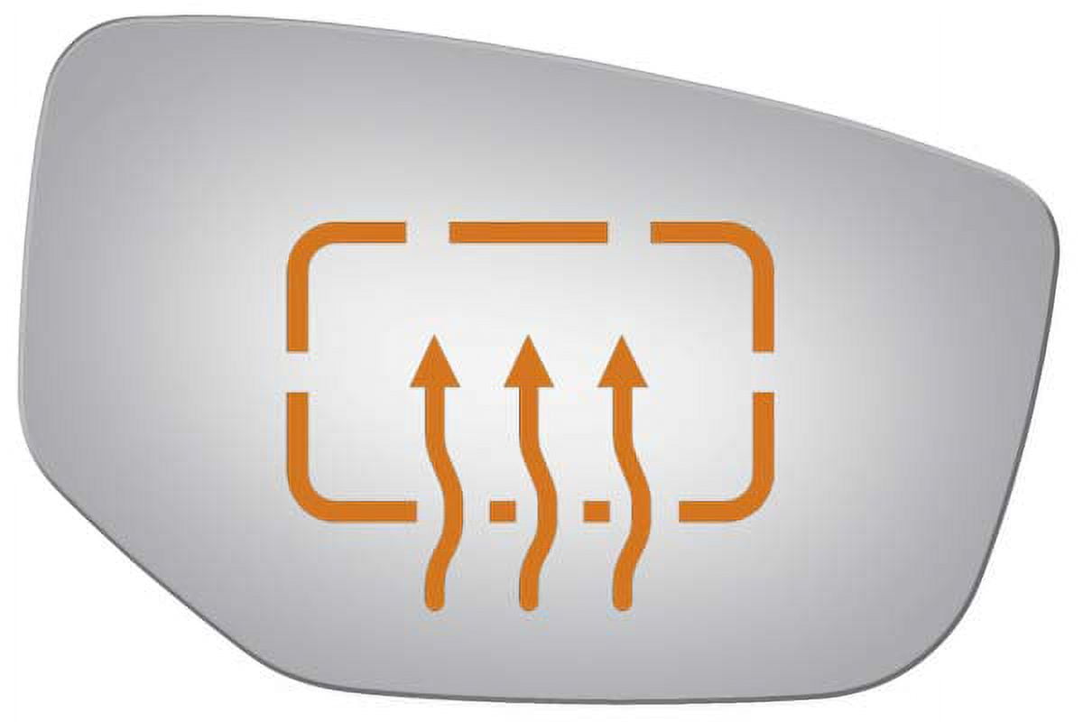 Burco Side View Mirror Replacement Glass - Clear Glass - 5338H