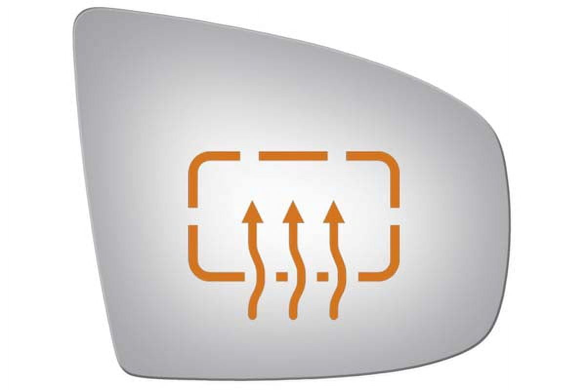 Burco Side View Mirror Replacement Glass - Clear Glass - 5339H