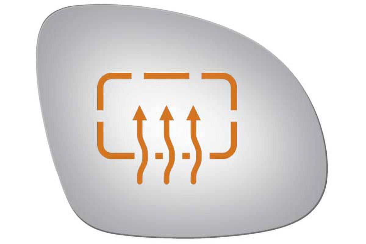 Burco Side View Mirror Replacement Glass - Clear Glass - 5353H