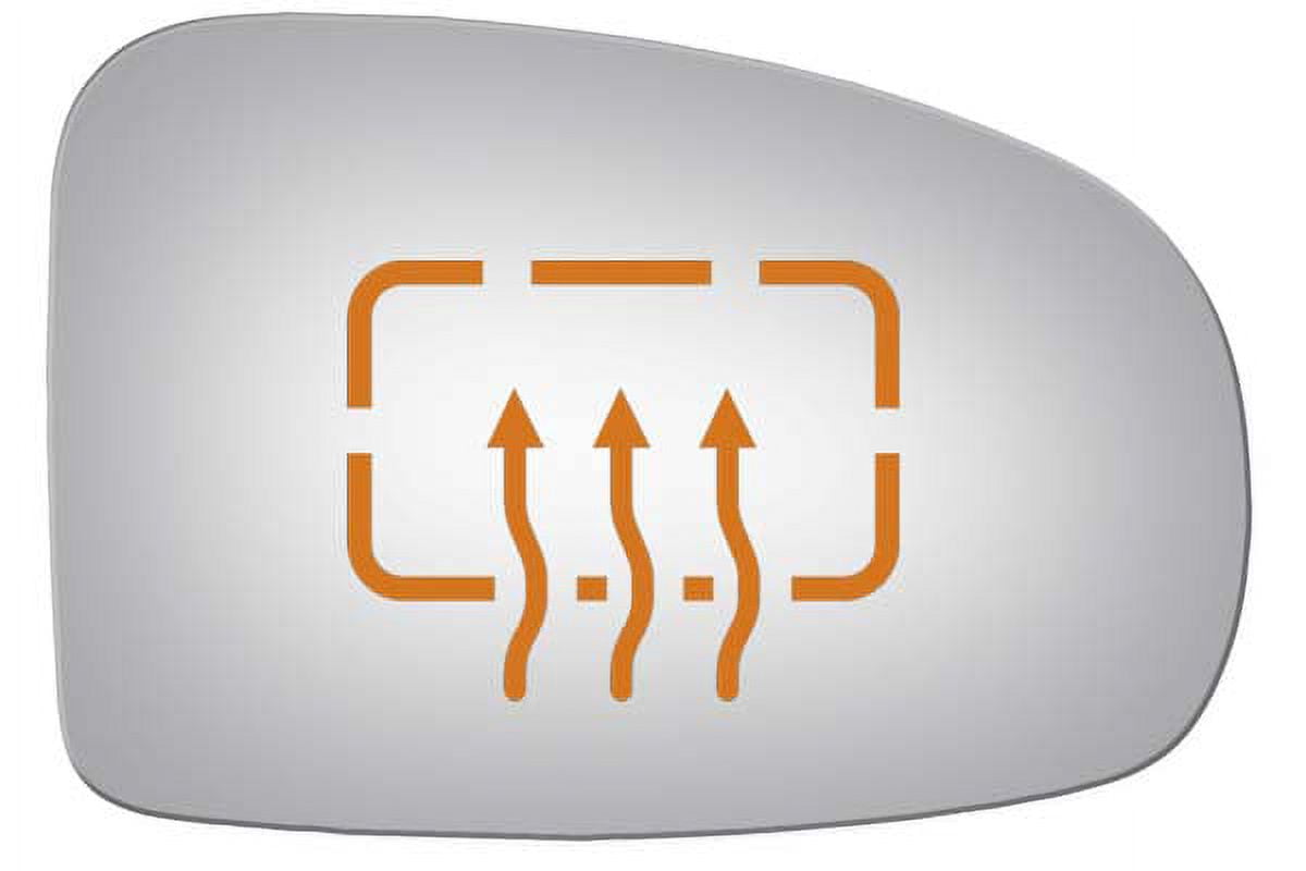 Burco Side View Mirror Replacement Glass - Clear Glass - 5363H