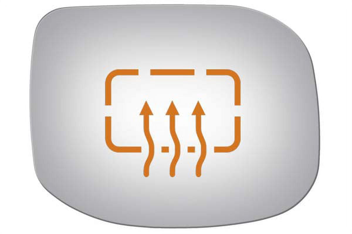 Burco Side View Mirror Replacement Glass - Clear Glass - 5368H