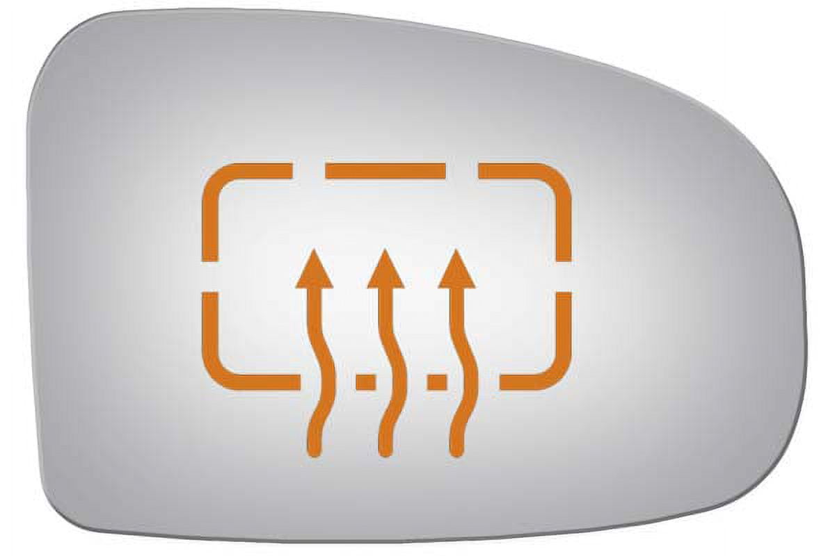 Burco Side View Mirror Replacement Glass - Clear Glass - 5398H