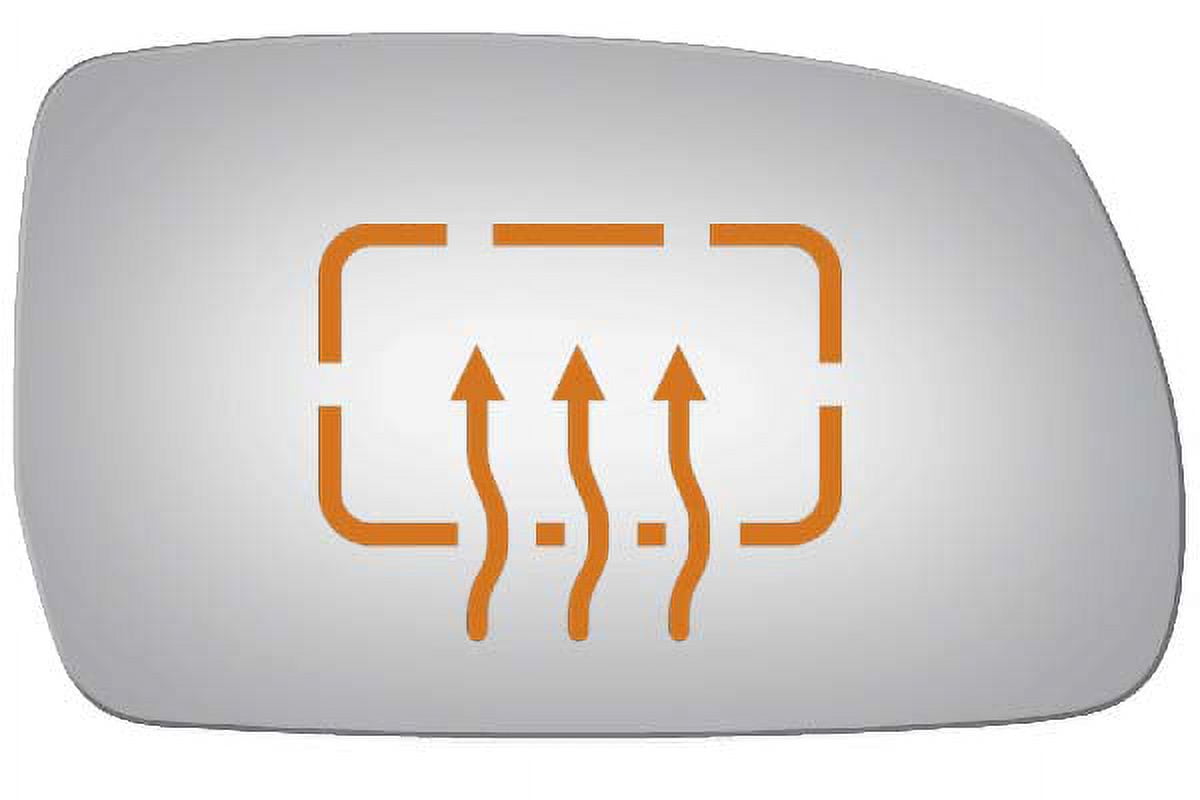 Burco Side View Mirror Replacement Glass - Clear Glass - 5418H