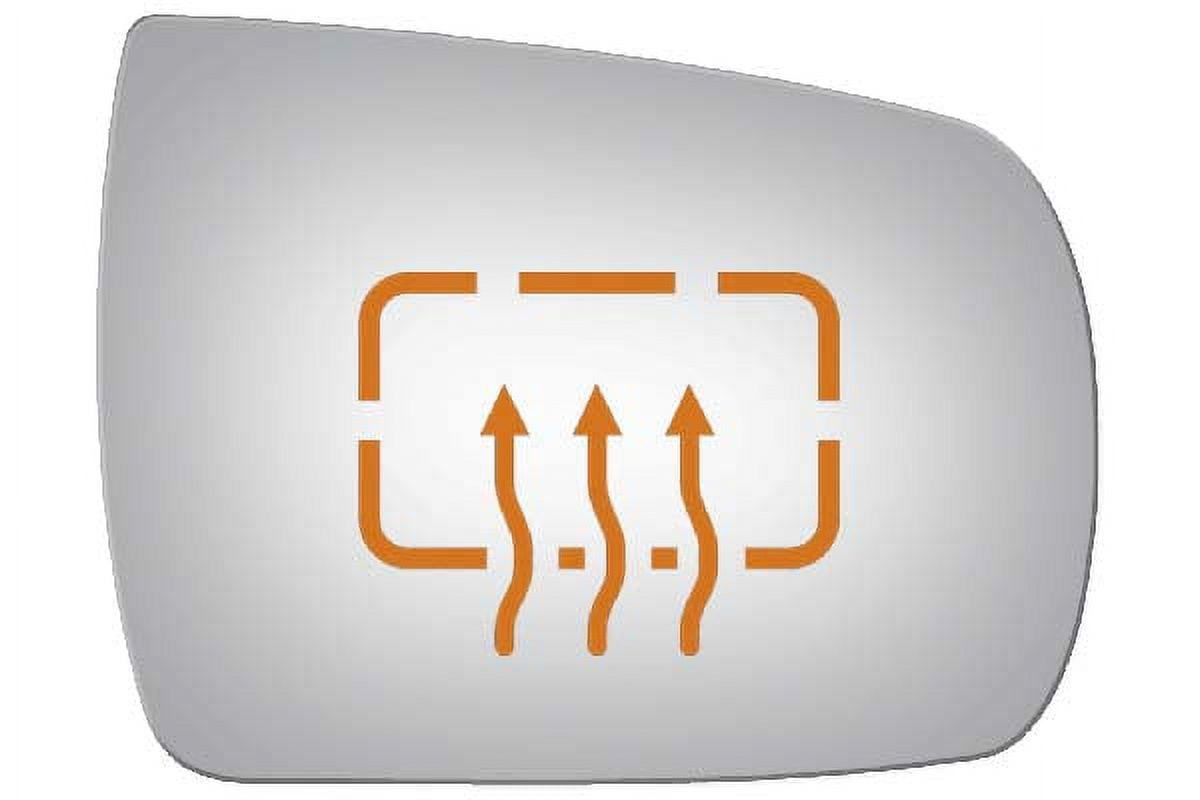 Burco Side View Mirror Replacement Glass - Clear Glass - 5421H