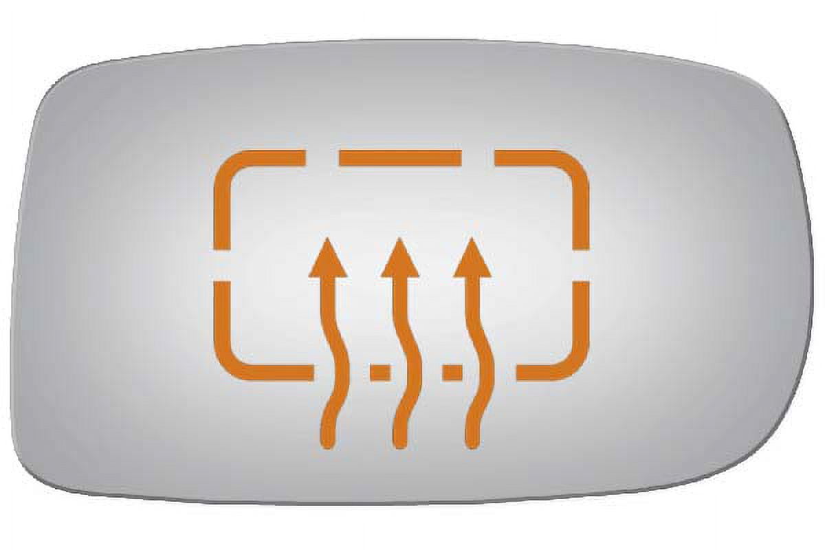 Burco Side View Mirror Replacement Glass - Clear Glass - 5431H