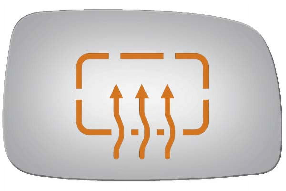 Burco Side View Mirror Replacement Glass - Clear Glass - 5432H