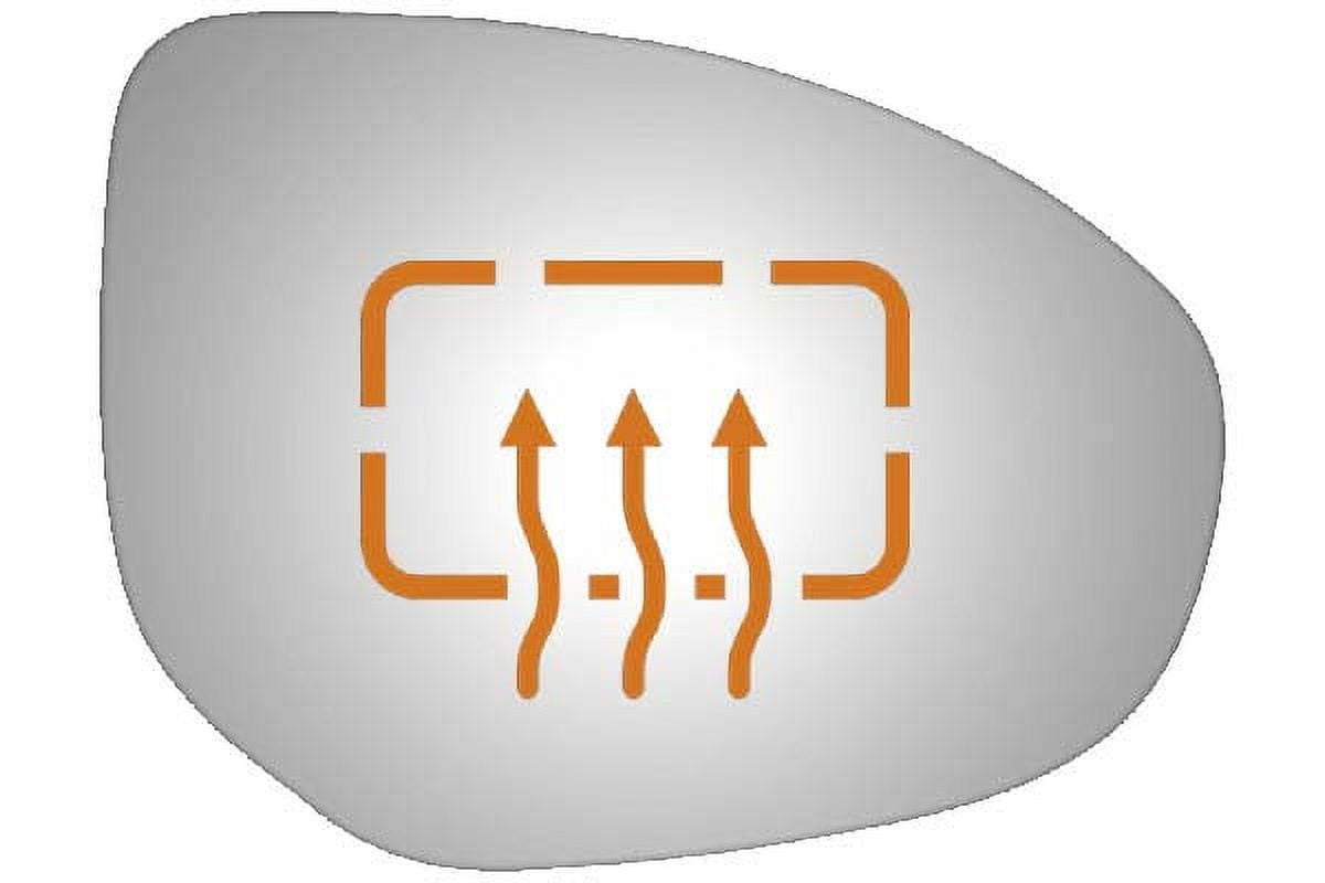 Burco Side View Mirror Replacement Glass - Clear Glass - 5438H