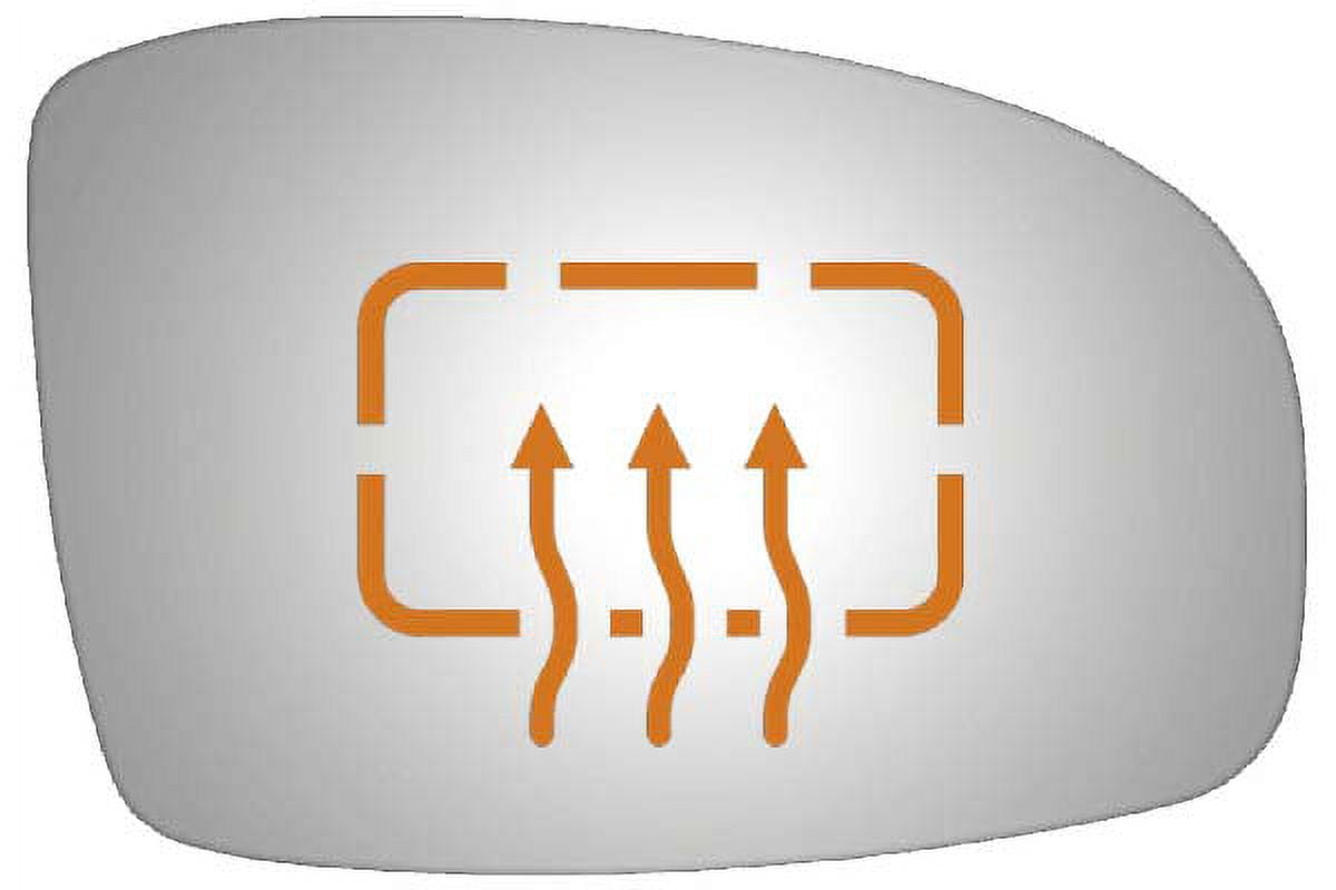 Burco Side View Mirror Replacement Glass - Clear Glass - 5440H