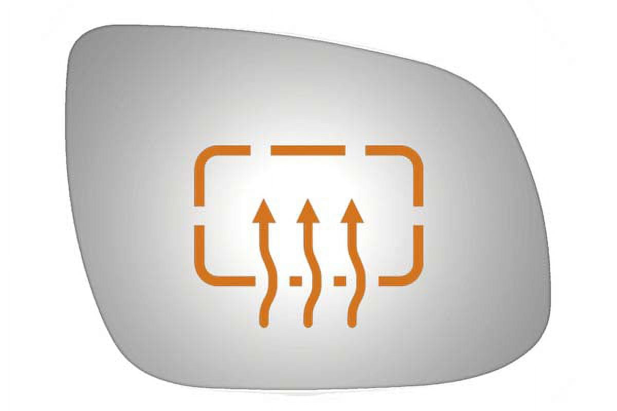 Burco Side View Mirror Replacement Glass - Clear Glass - 5449H