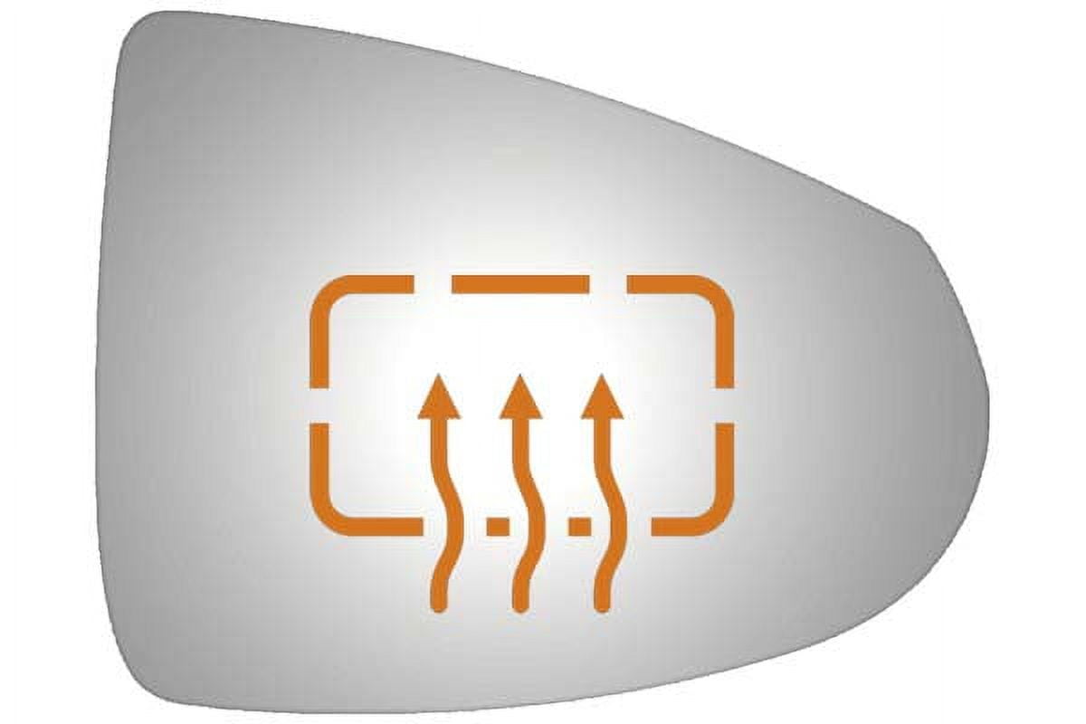 Burco Side View Mirror Replacement Glass - Clear Glass - 5466H