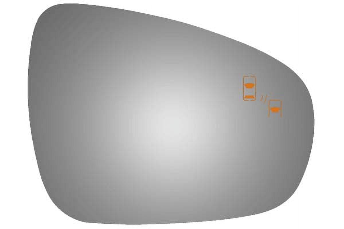 Burco Side View Mirror Replacement Glass - Clear Glass - 5515B
