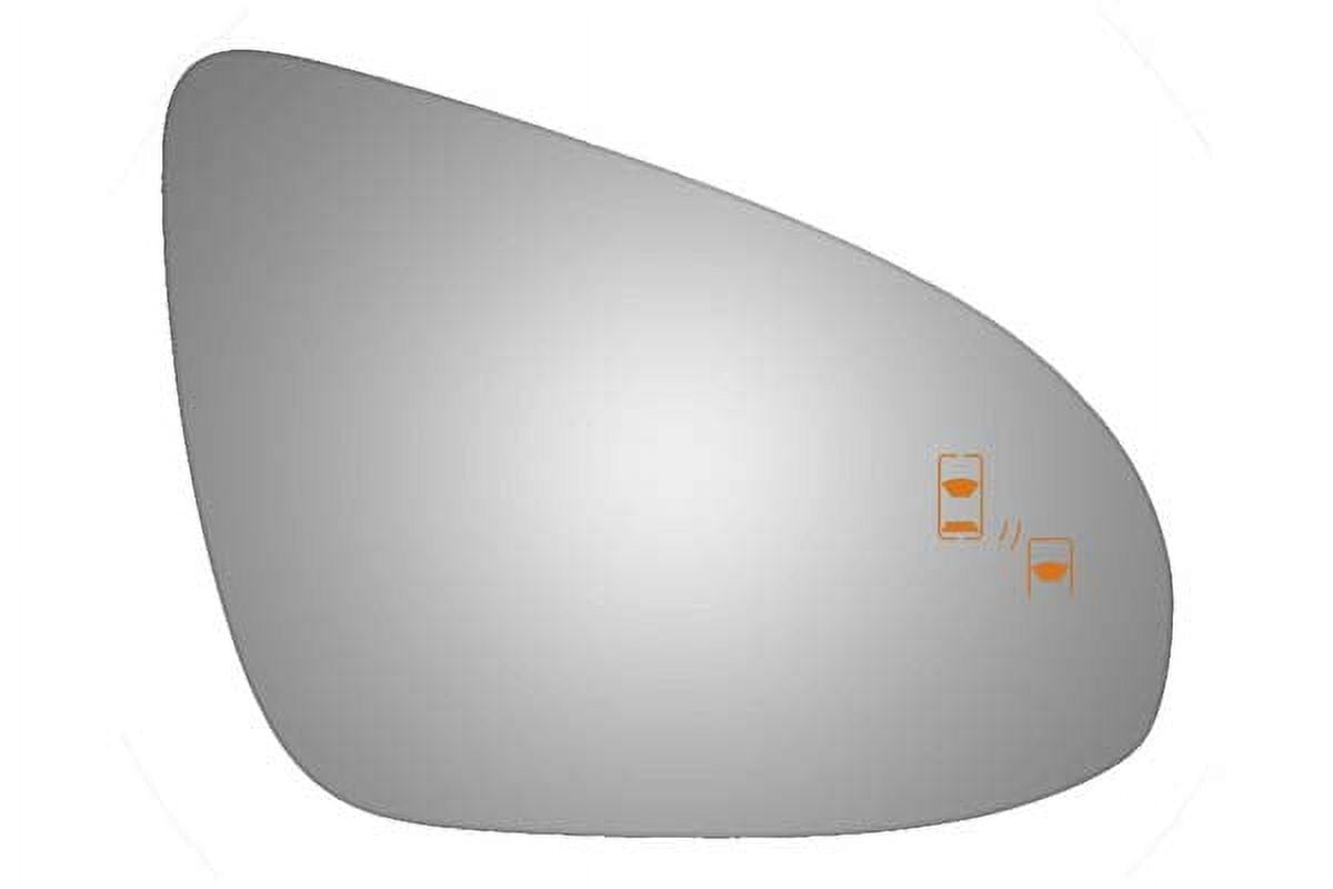 Burco Side View Mirror Replacement Glass - Clear Glass - 5521B