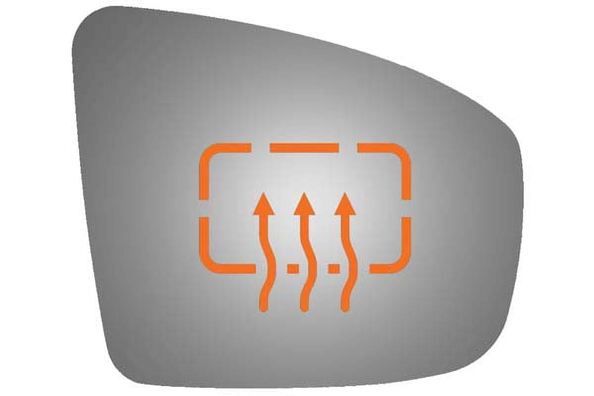 Burco Side View Mirror Replacement Glass - Clear Glass - 5524H