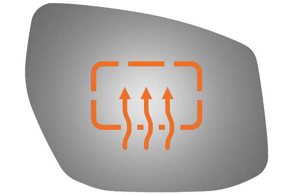 Burco Side View Mirror Replacement Glass - Clear Glass - 5535H