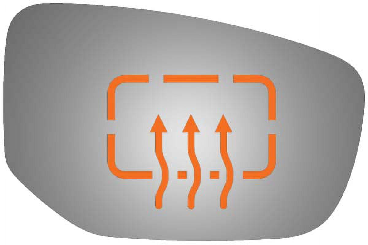 Burco Side View Mirror Replacement Glass - Clear Glass - 5539H