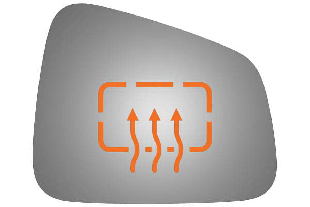 Burco Side View Mirror Replacement Glass - Clear Glass - 5545H