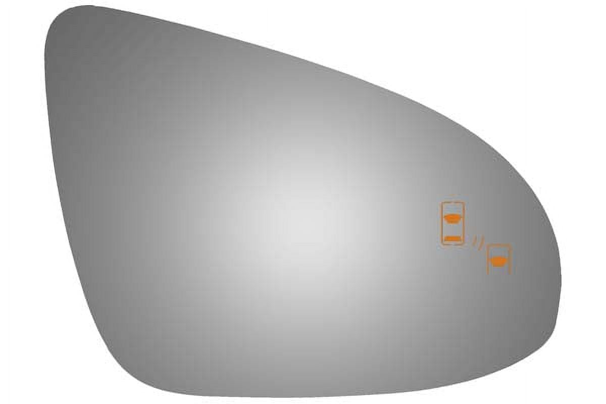 Burco Side View Mirror Replacement Glass - Clear Glass - 5548B