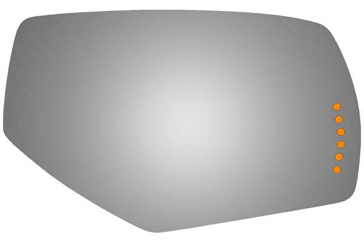 Burco Side View Mirror Replacement Glass - Clear Glass - 5572S