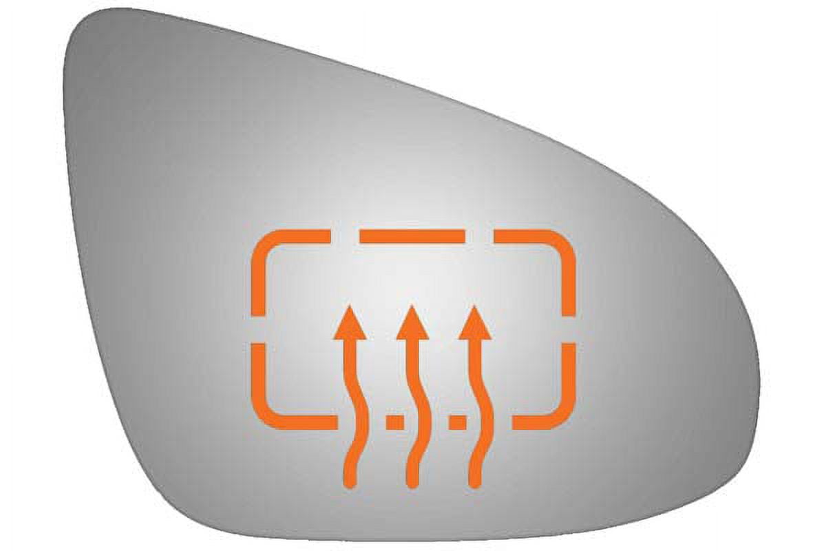 Burco Side View Mirror Replacement Glass - Clear Glass - 5575H