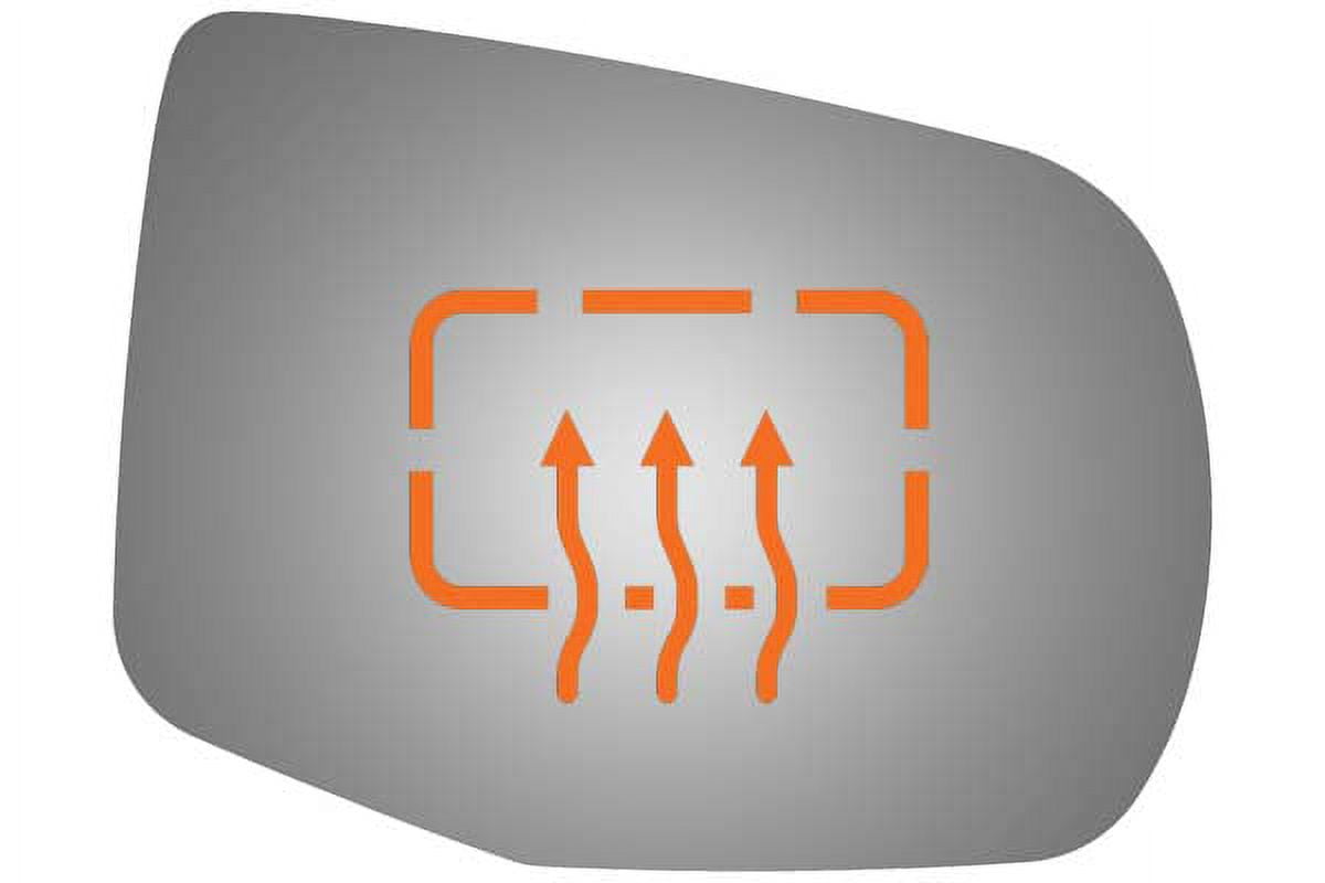Burco Side View Mirror Replacement Glass - Clear Glass - 5584H